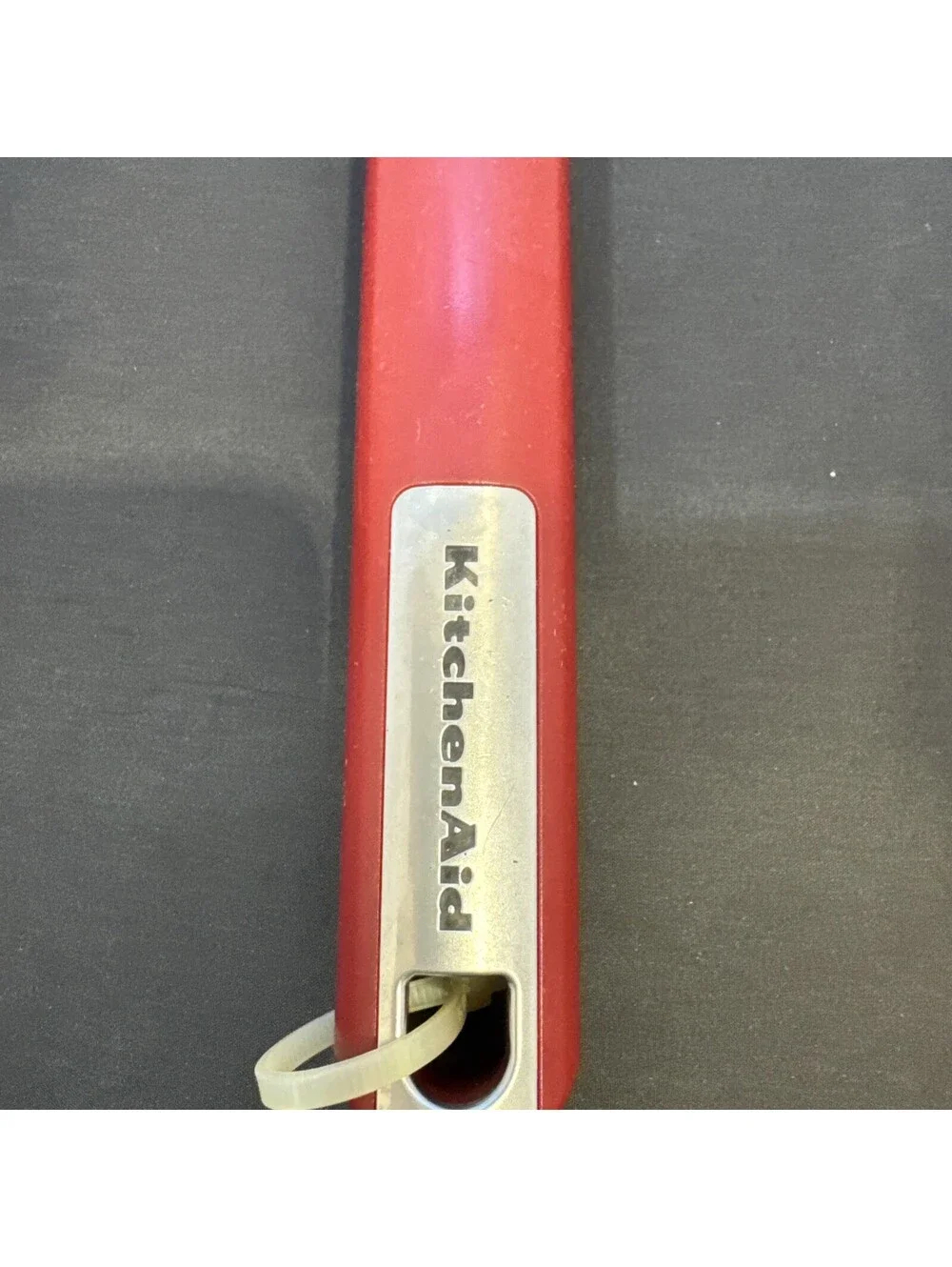 Kitchen Aid Vintage RARE Ice Cream Scoop Stainless & Red Long Handle 10 Inches
